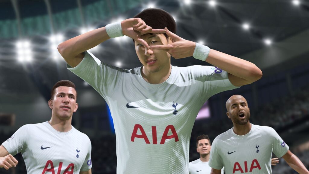 Sceenshot of FIFA 22 gameplay trailer