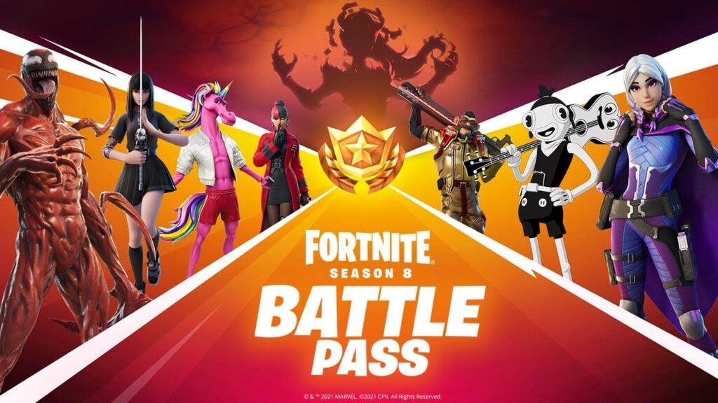 Pase de batalla de la temporada 8 de Fortnite