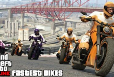 players riding bikes in gta online