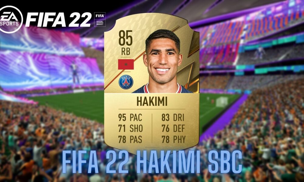 fifa 22 hakimi player card