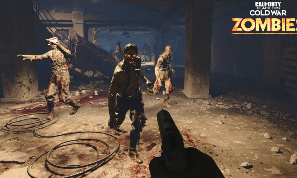 Nacht der untoten in cold war zombies forsaken map