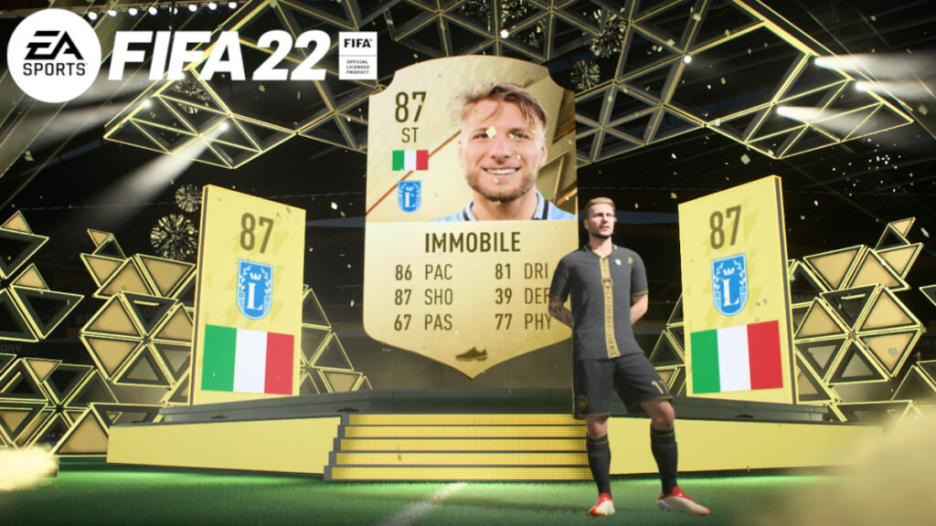 FIFA 22 ultimate team packs jugador