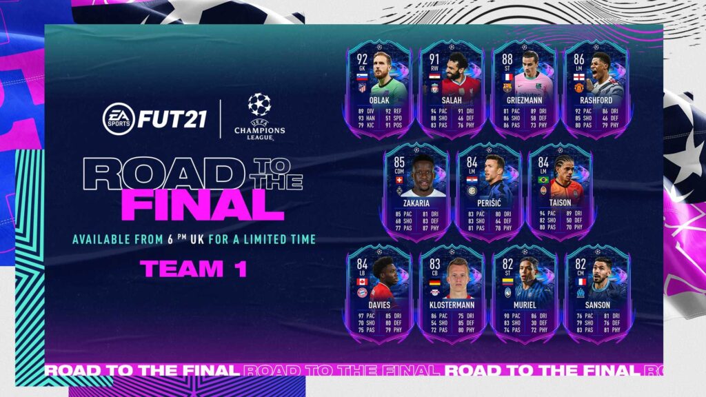 FIFA 21 Road to the Final Team 1