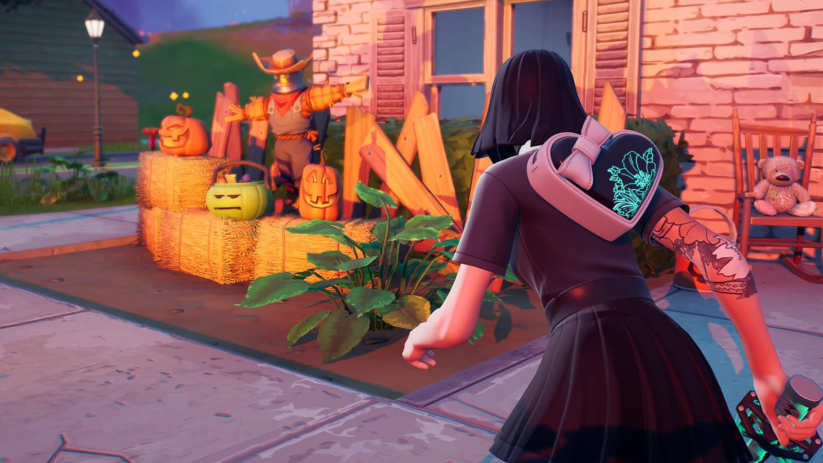 Decoraciones de Halloween en Fortnite