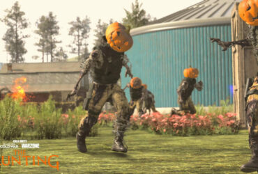 The Haunting COD Zombies with pumpkins on their heads