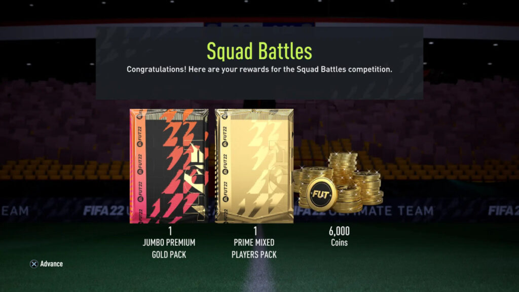 Recompensas de Squad Battle 