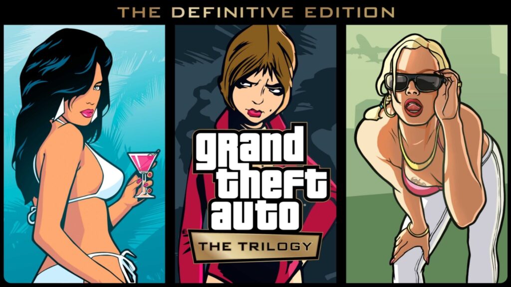 arte de la portada de la trilogía de gta