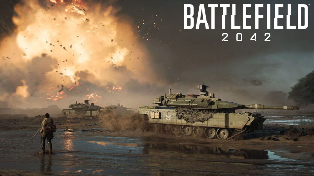 Jugador de Battlefield 2042 con tanque