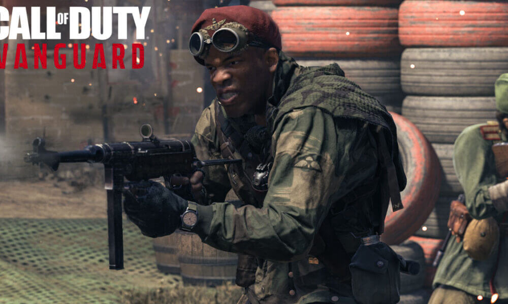 Arthur Kingsley using MP40 in CoD Vanguard