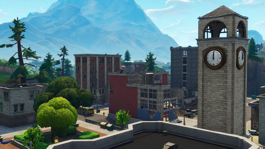 Punto de interés de Fortnite Tilted Towers