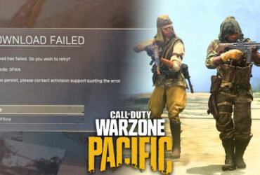 Warzone players and code SPAN error