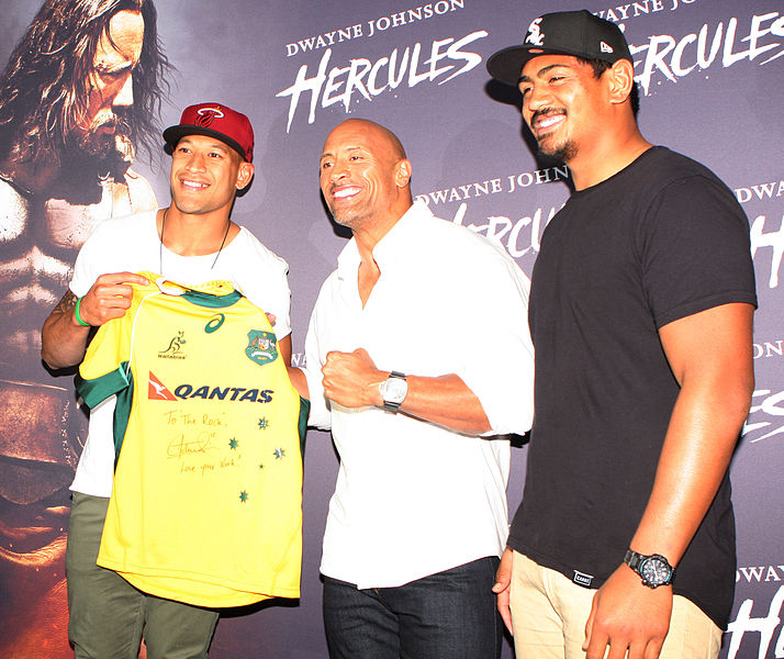 Dwayne 'The Rock' Johnson en el estreno de Hércules en 2014