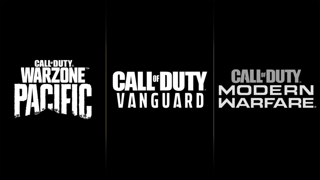 logos de warzone pacific vanguard y modern warfare