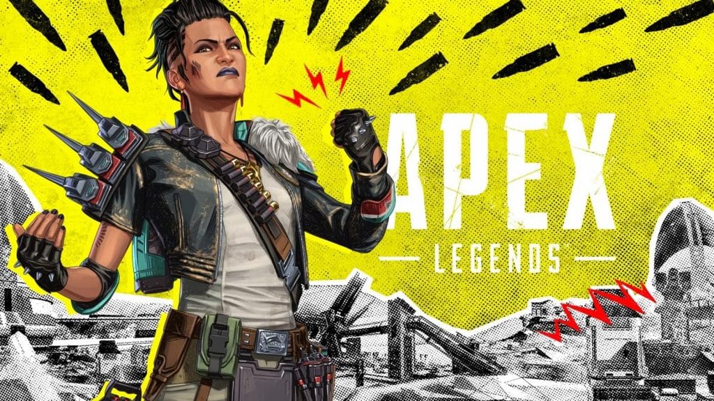 Mad Maggie en imagen promocional de la temporada 12 de Apex Legends