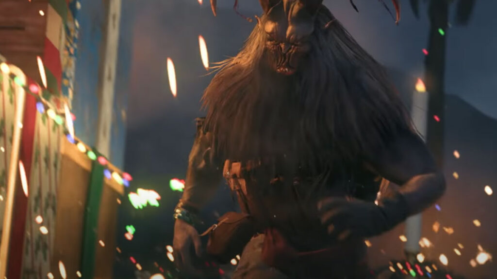 Krampus en el evento Vanguard Warzone Festive Fervor