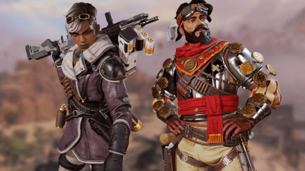 personajes de apex legends posando