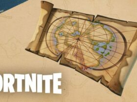 Nathan Drake's treasure map in fortnite