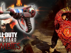 Ray gun and Decimator Shield in Vanguard Zombies