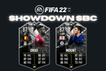 FIFA 22 showdown SBC