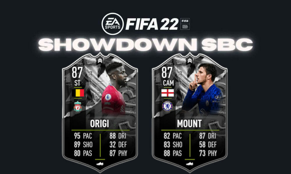 FIFA 22 showdown SBC