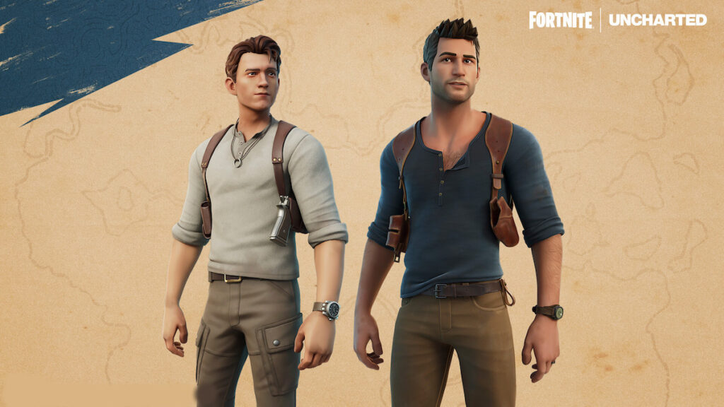 Cruce de Fortnite Uncharted