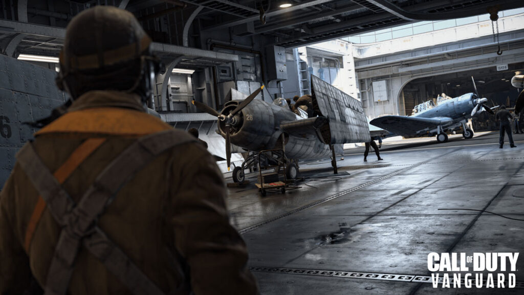 Hangar de aviones Call of Duty Vanguard