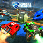 rocket league cars racing for ball