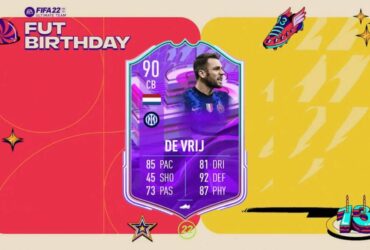 Stefan De Vrij FUT Birthday SBC FIFA 22