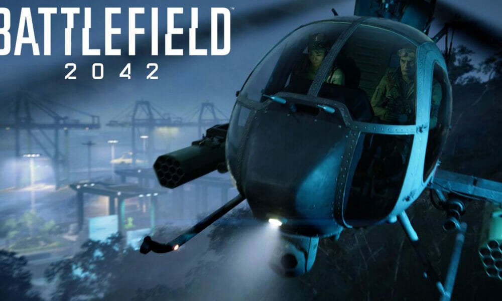 helicopter flying in battlefield 2042