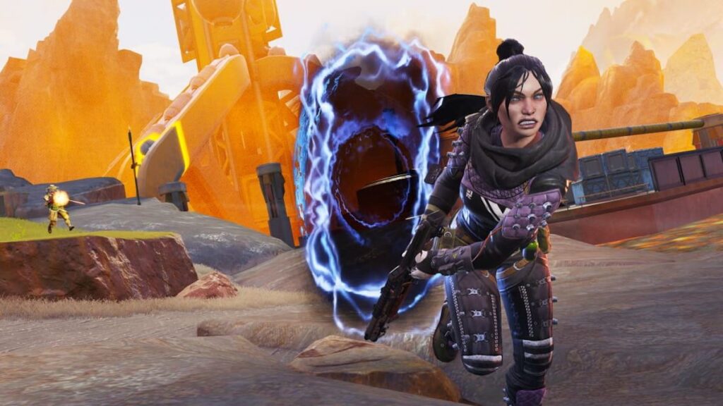 Espectro de Apex Legends saliendo de un portal