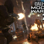 Modern Warfare player shooting at enemy on Picadilly map