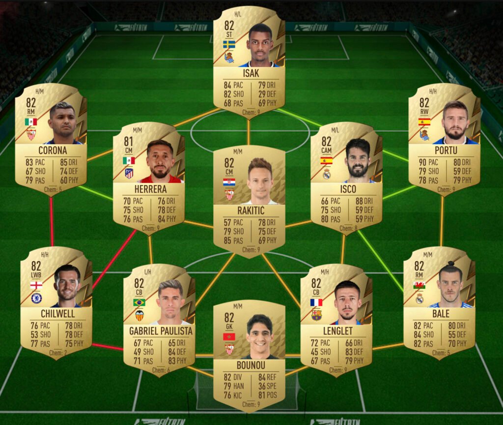 Inglaterra SBC solución FIFA 22