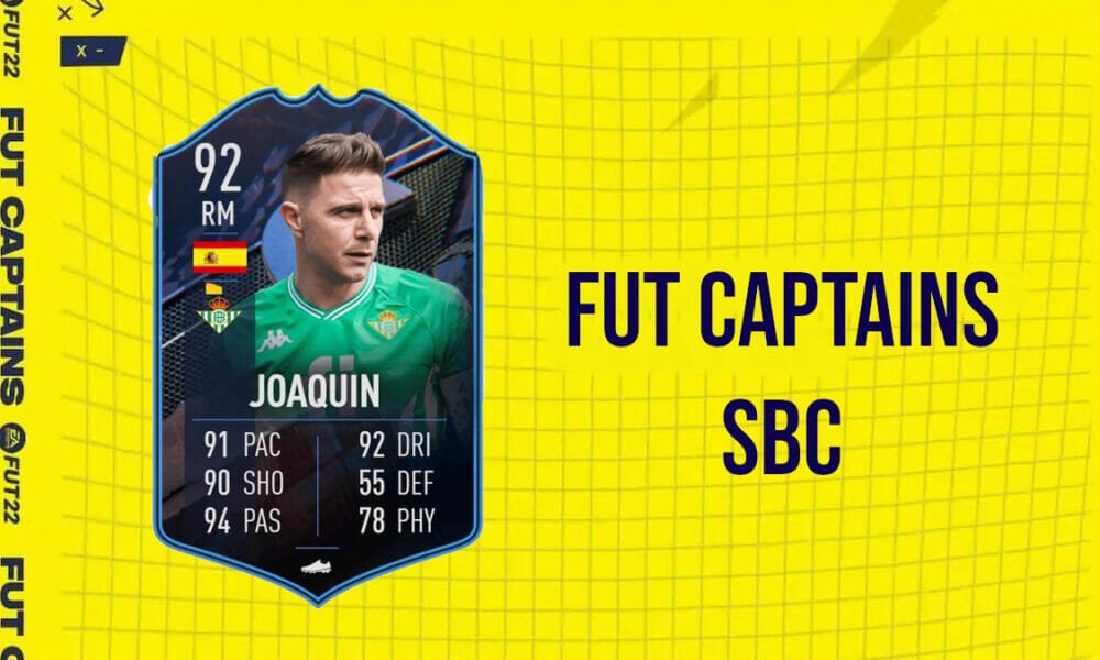 Joaquin FIFA 22 FUT Captains SBC
