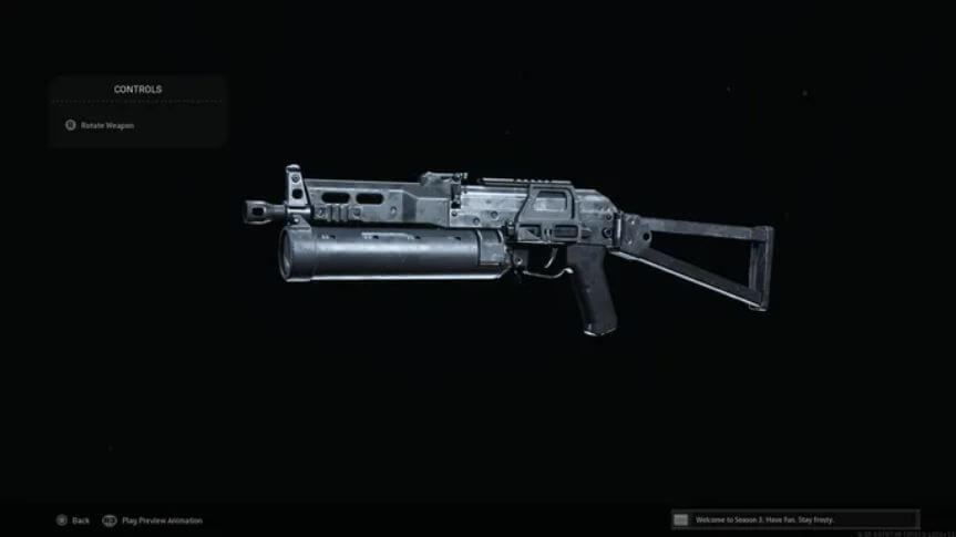 PP19 Bizon en zona de guerra