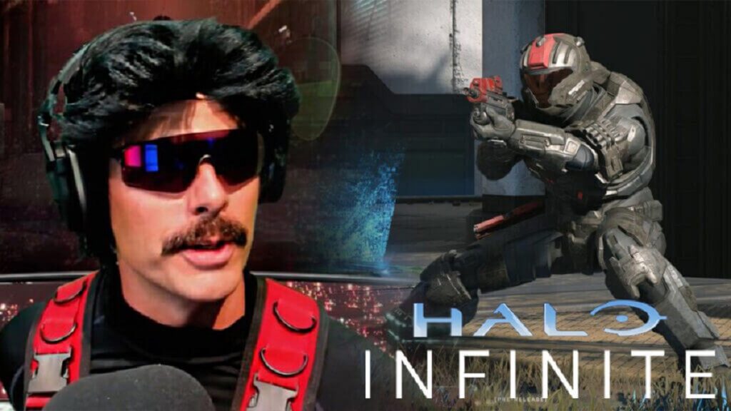 Dr Disrespect y Halo espartano