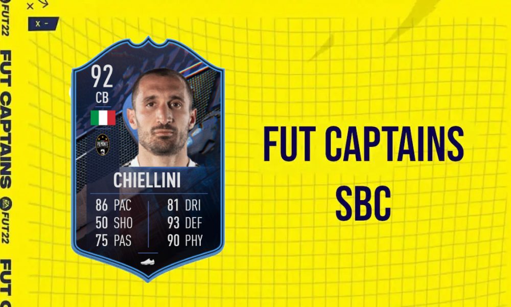 Cómo completar FIFA 22 Giorgio Chiellini FUT Captains SBC￼