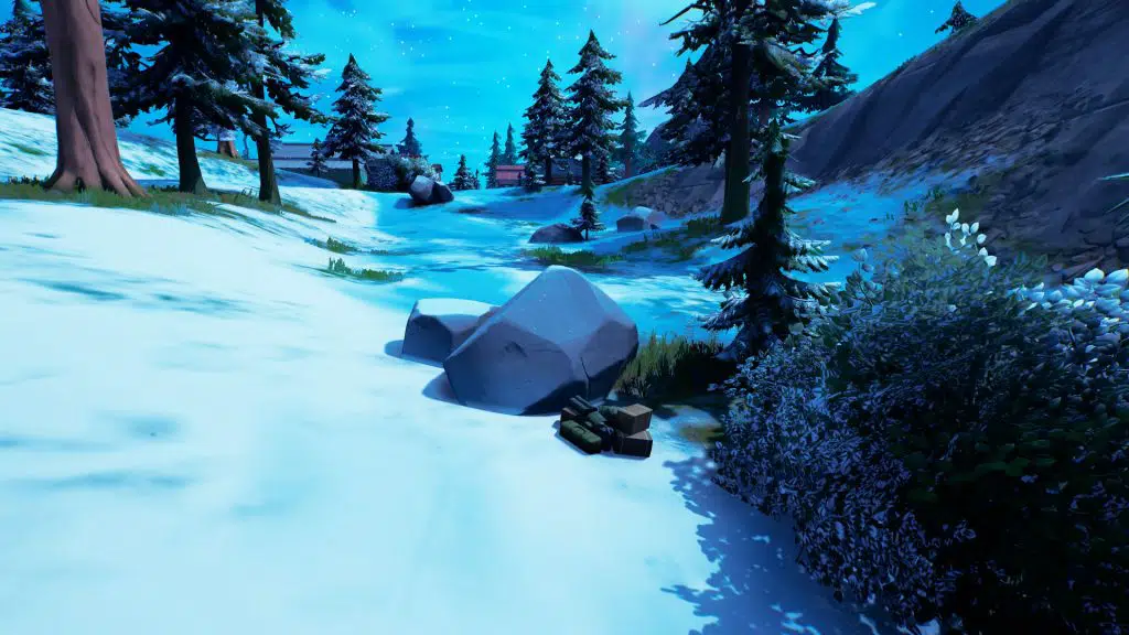 Fortnite Logjam Lumberyard robó siete suministros