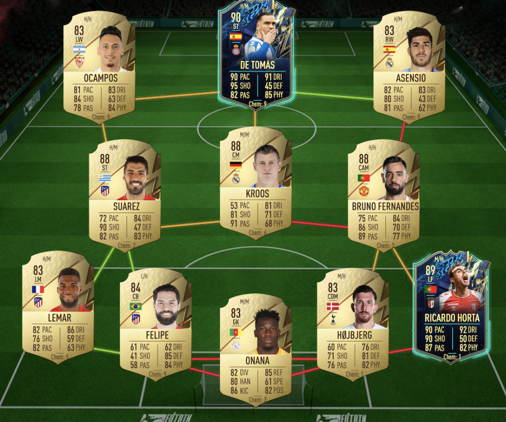 Iago Aspas La Liga SBC Solution FIFA