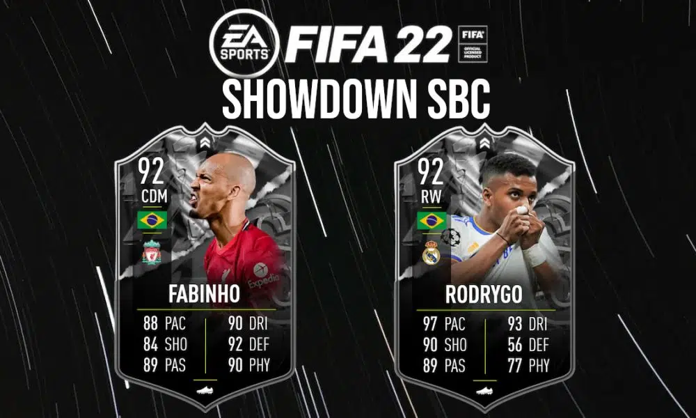 Fabinho Rodrygo FIFA 22 Showdown SBC