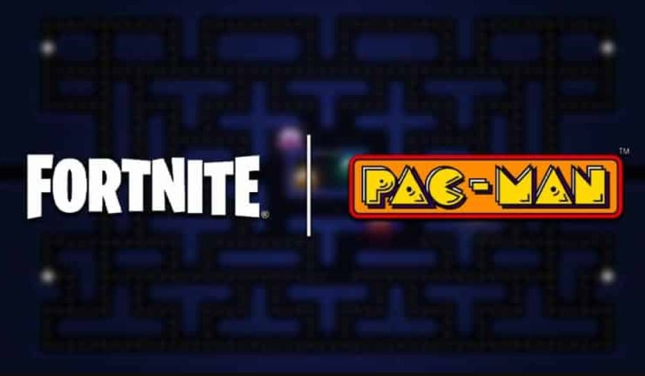 Logotipos de Fortnite y Pac-Man