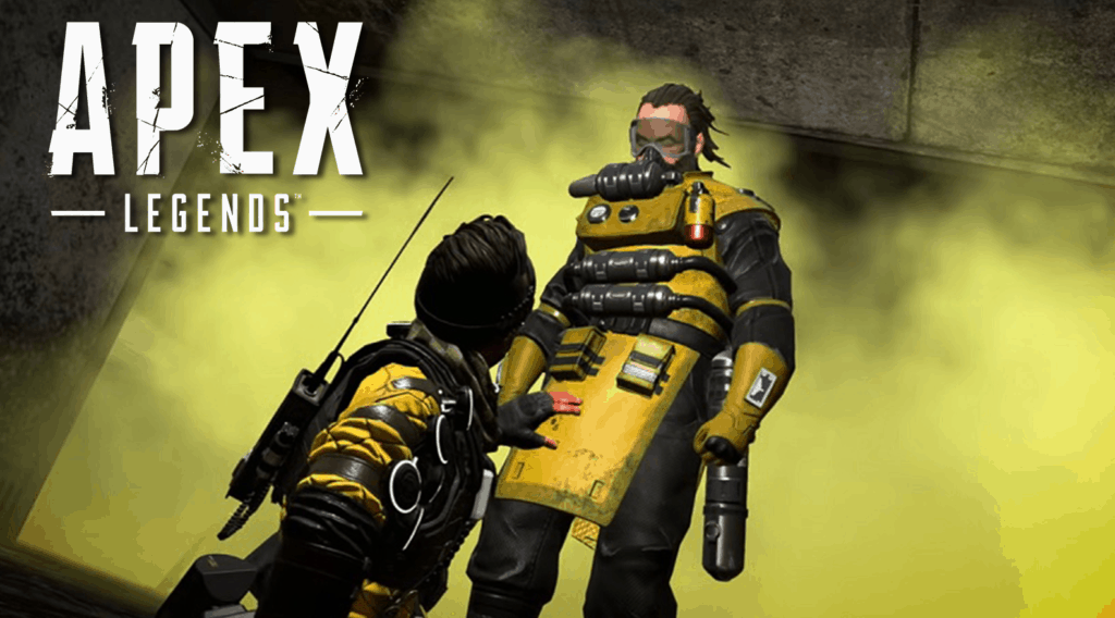 Cáustico en gas en Apex Legends 