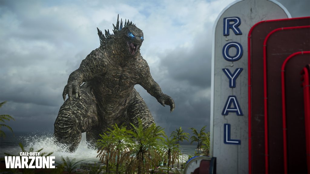 monarca de la operación de la zona de guerra de godzilla