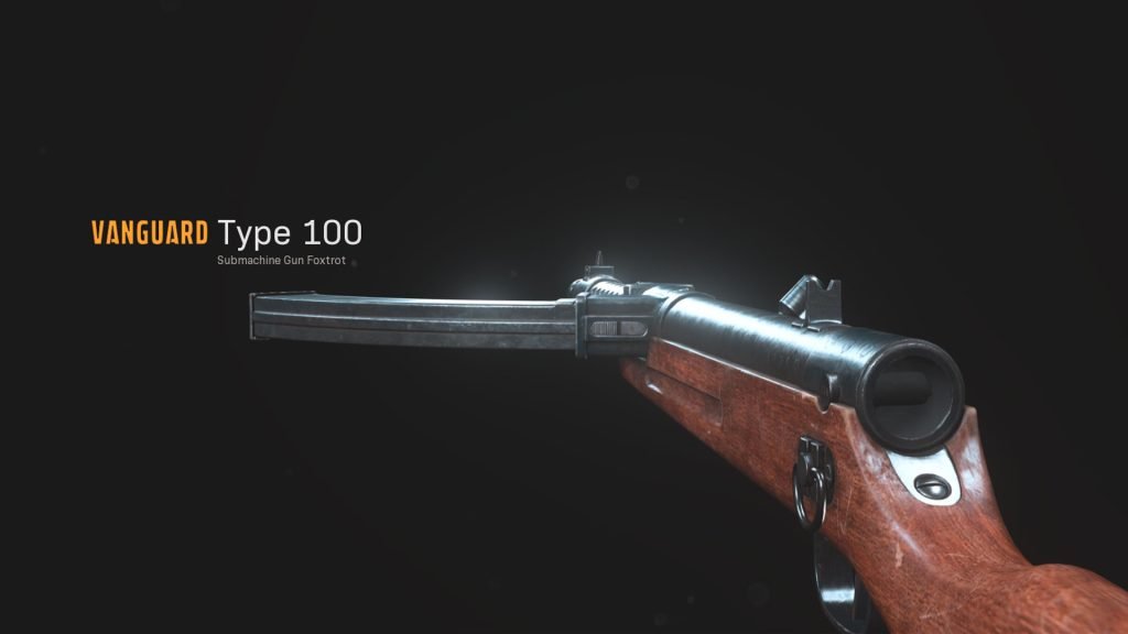 Vanguard tipo 100 SMG en zona de guerra CoD