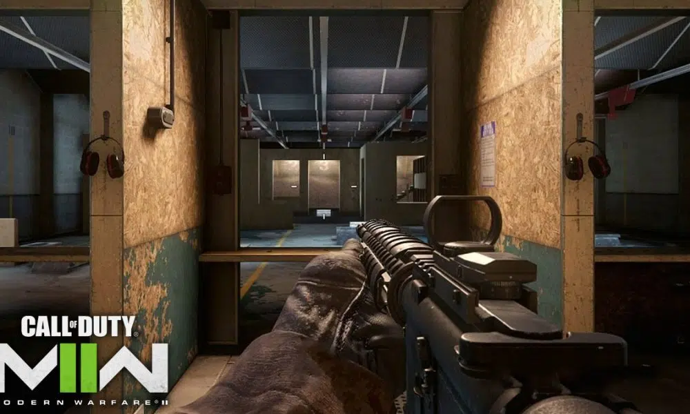 Firing range in Modern Warfare Remastered