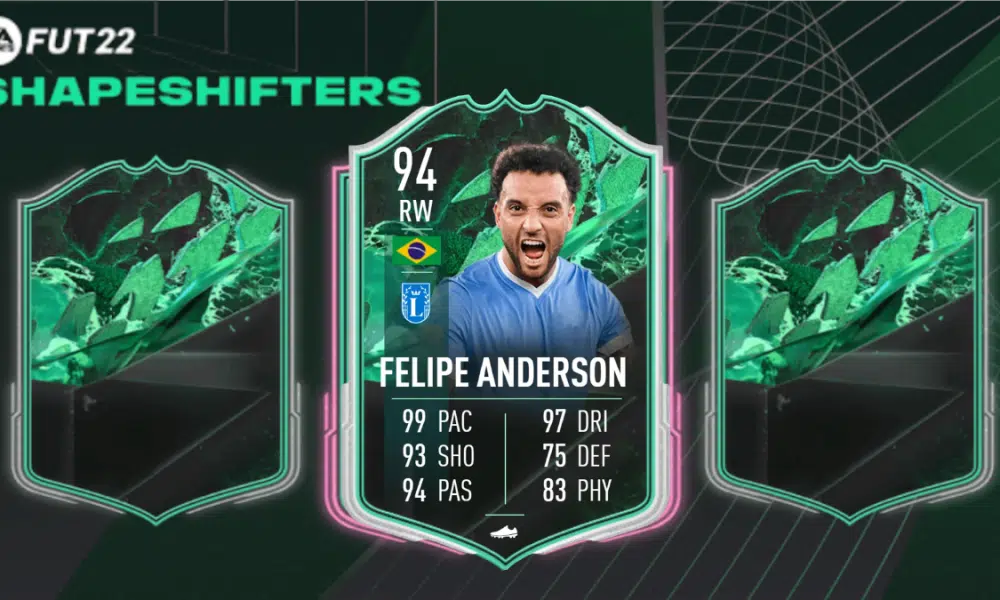 FIFA 22 Felipe Anderson Shapeshifters SBC