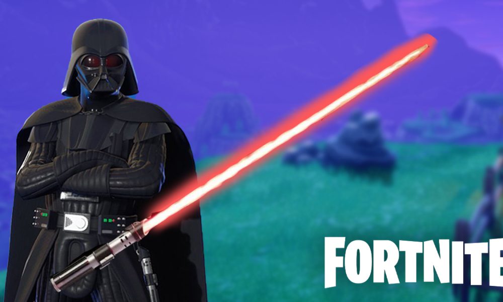 Darth Vader and Lightsaber in Fortnite