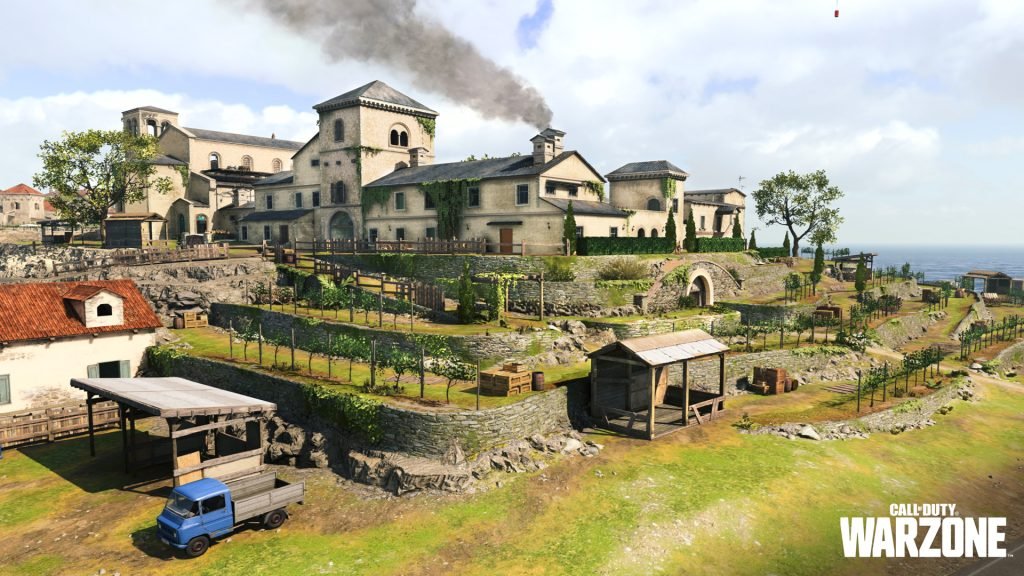 Winery POI en el mapa Warzone Fortune's Keep