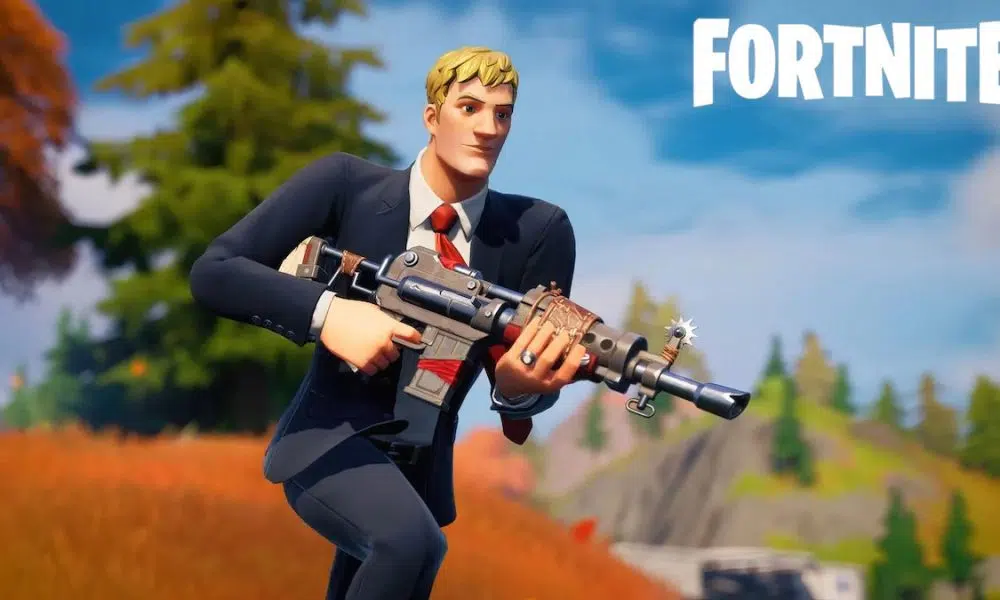 Fortnite character with weapon First person mode leak