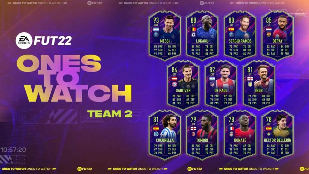 Ones to Watch Equipo 2 FIFA 22