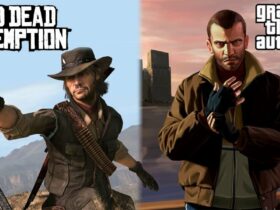 Nico Bellic from GTA IV and John Marston from Red Dead Redemption